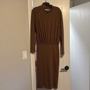 ByEgreis Tan/Brown dress